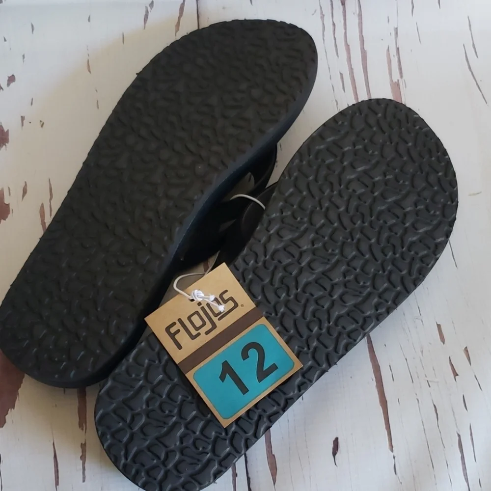 Flojos Brown Men's New Sandals Size 12